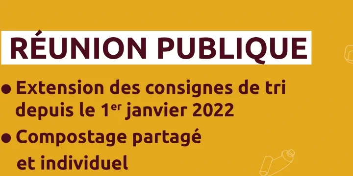 Report de la réunion publique du 26 janvier