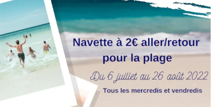 Navettes pour la plage