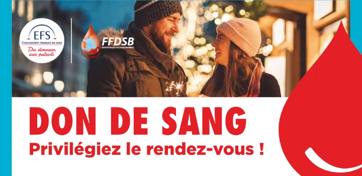 Don du sang le 22 décembre 2022
