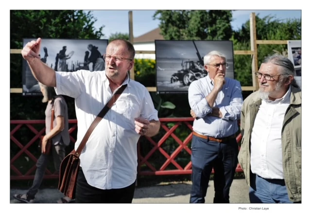 Inauguration exposition du photographe Jean-Yves Desfoux à Brécey