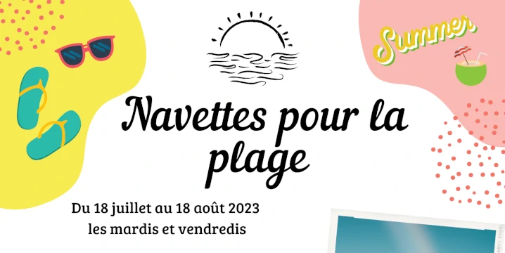 Navettes pour la plage