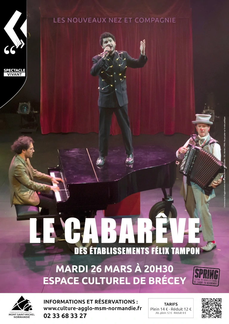 Cabarêve - mardi 26 mars à Brécey - saison culturelle