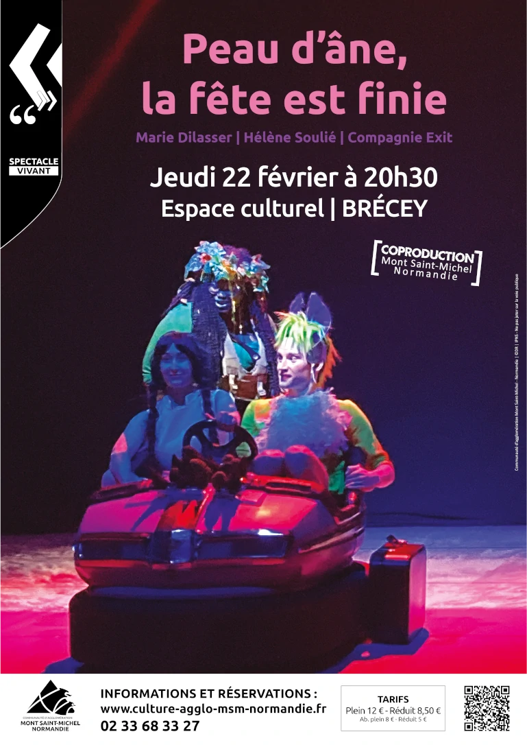 Peau d'Âne, la fête est finie - jeudi 22 février à Brécey - saison culturelle