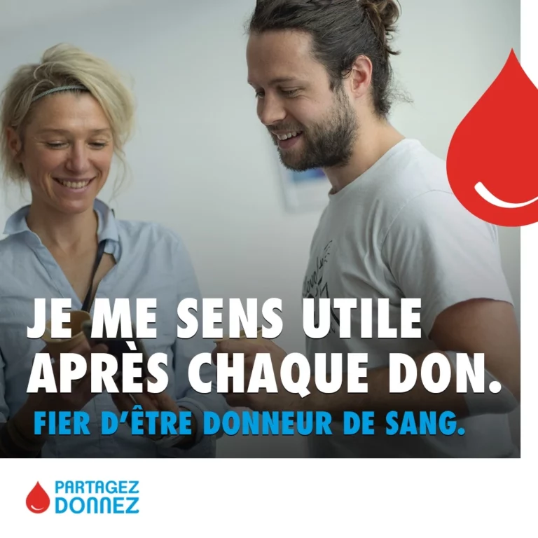 Être fier d'être donneur de sang à Brécey