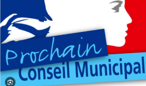 Prochain conseil municipal - agenda