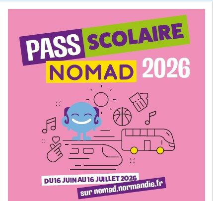 Pass scolaire Nomad 2026